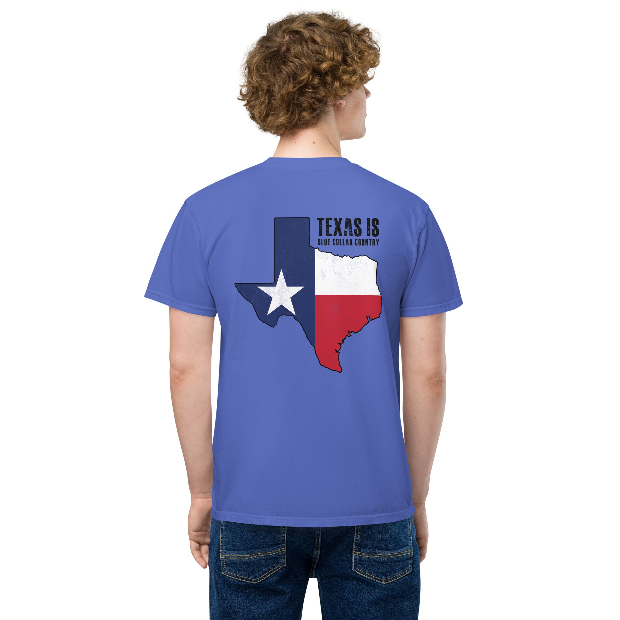 Texas is Blue Collar Country I BCB Premium Pocket T-shirt