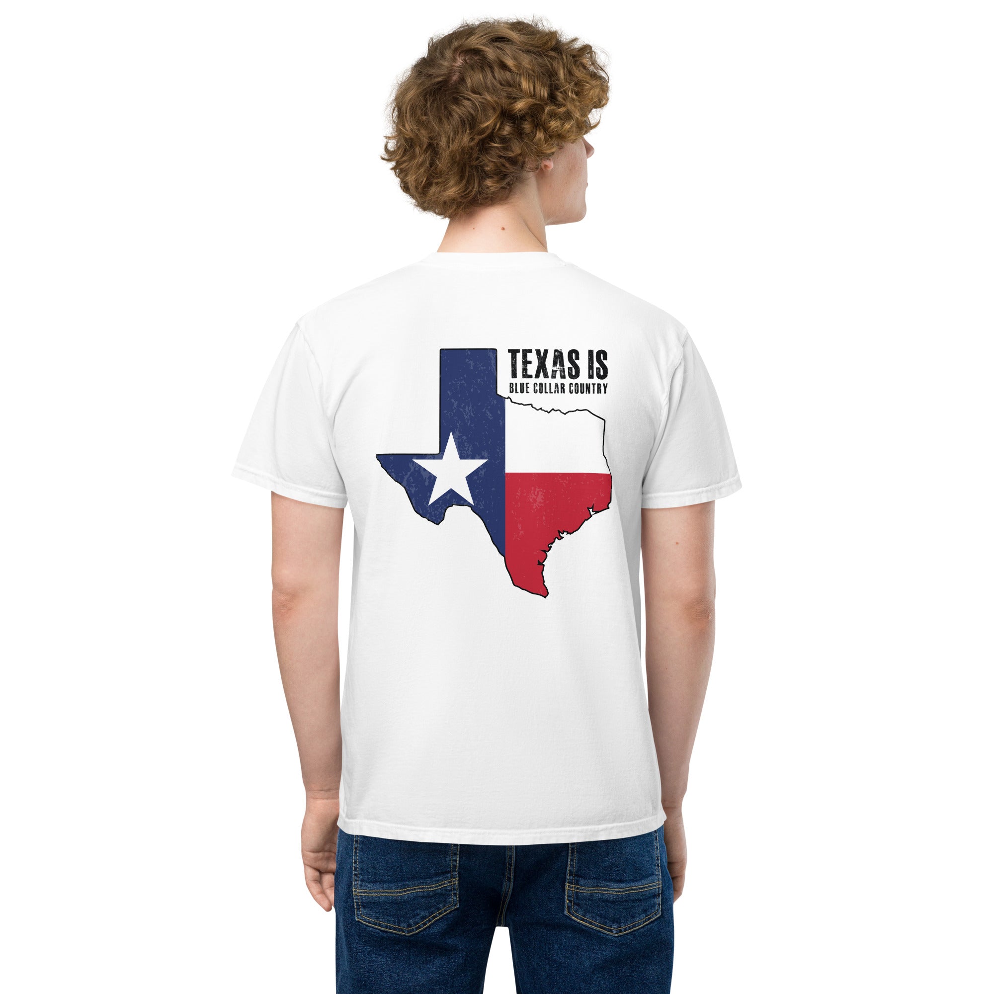 Texas is Blue Collar Country I BCB Premium Pocket T-shirt